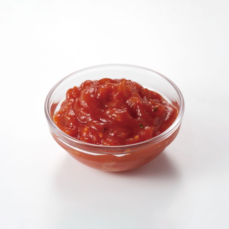 シャキシャキ野菜のトマトソース