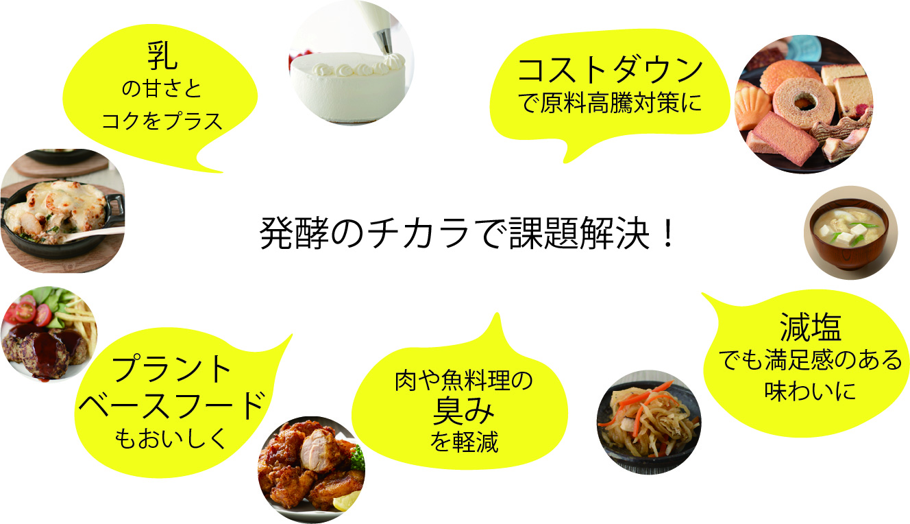 さまざまなお悩みを発酵調味料でおいしく解決！