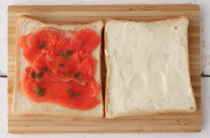 サーモンチーズクロック