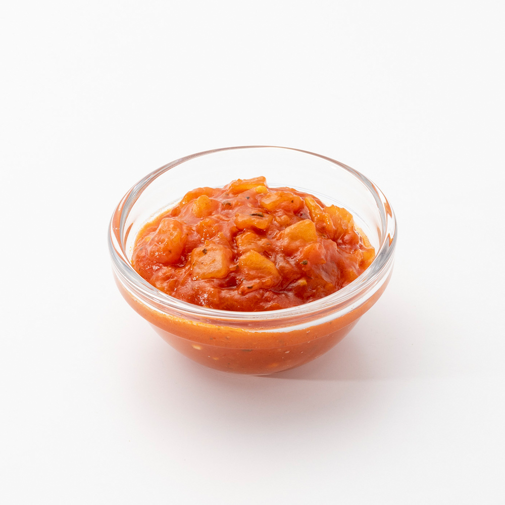 シャキシャキ野菜のトマトソース