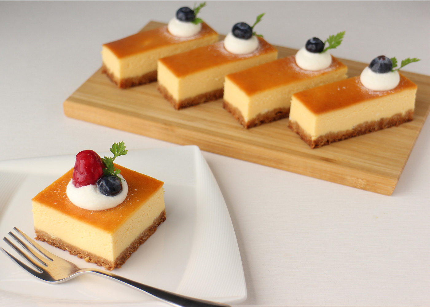 ベイクドチーズケーキのレシピ画像