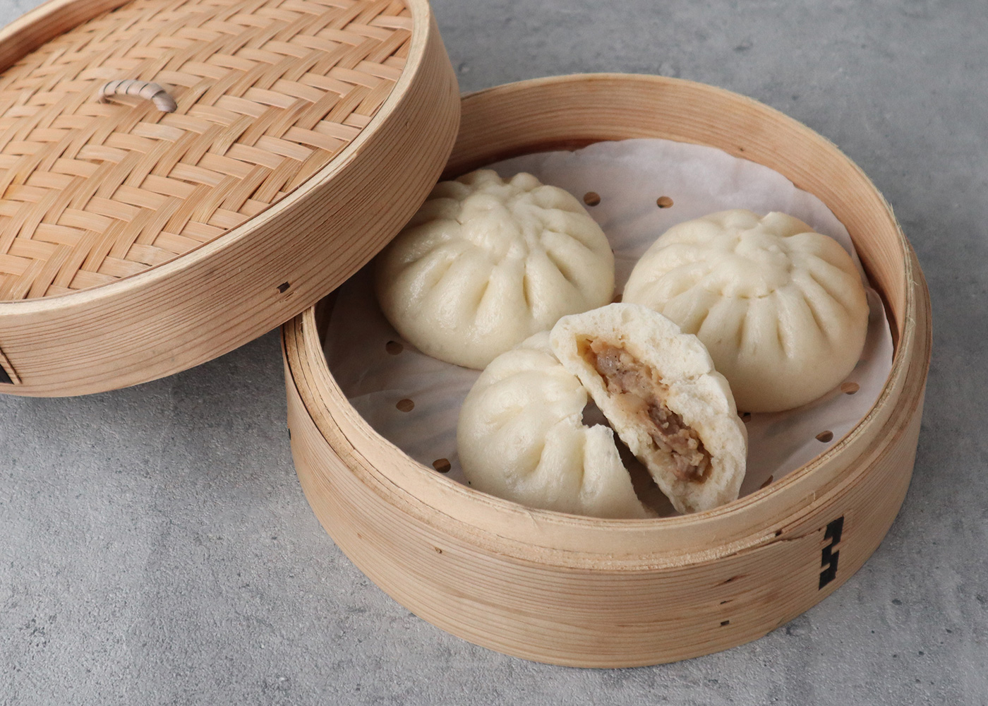 中華まん（肉まん）のレシピ画像