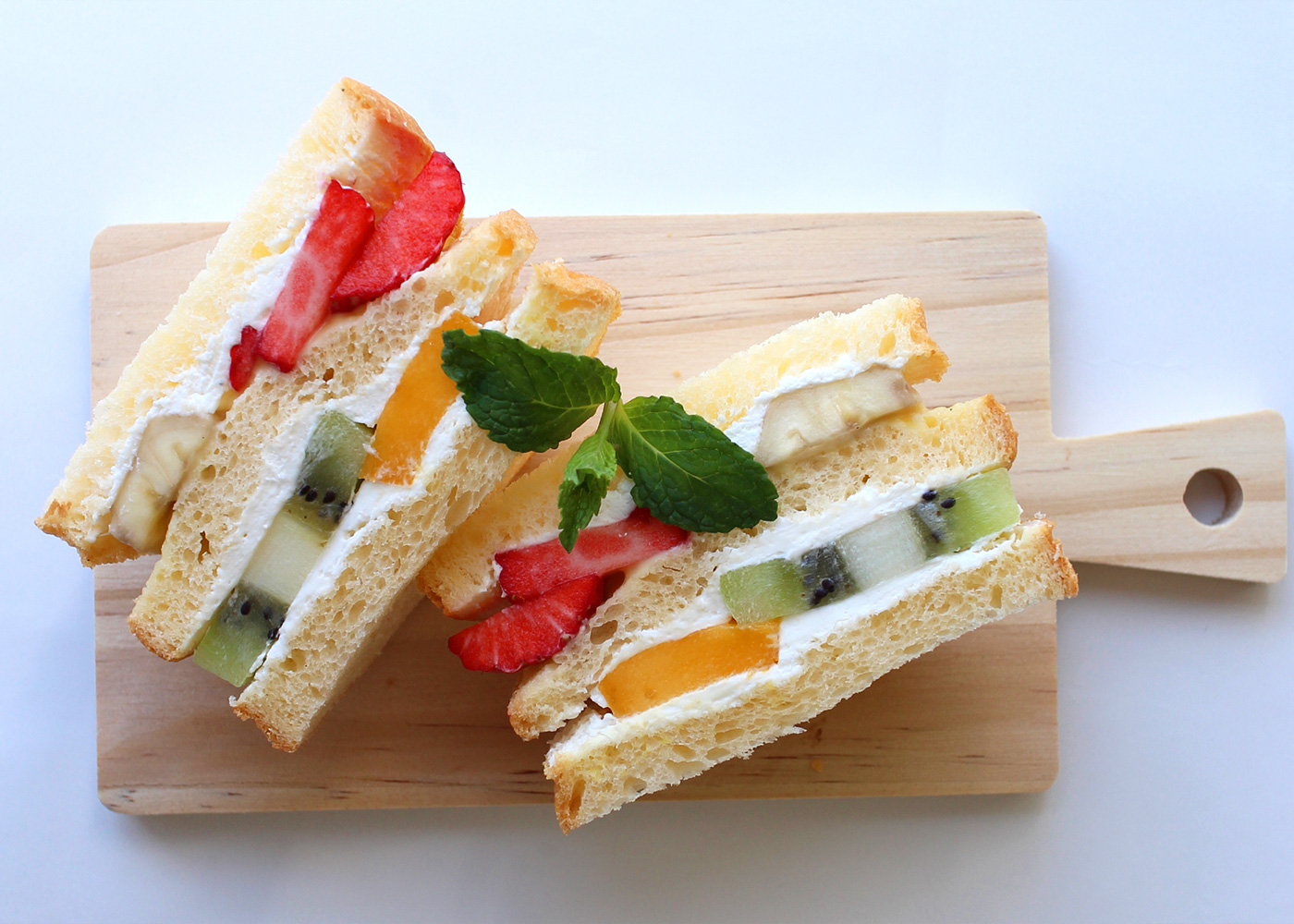 ブリオッシュ×フルーツのレシピ画像