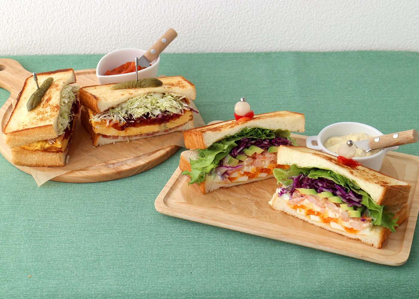 韓国トースト（2種）のレシピ画像